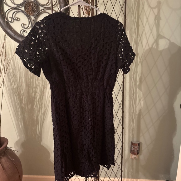 Black Eyelet Dress - Picture 1 of 4
